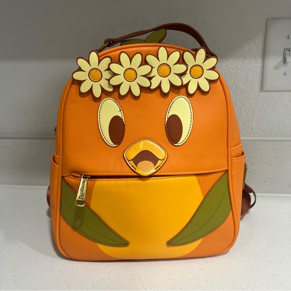 Disney Loungefly Orange Bird Backpack from Epcot Flower and Garden Festival